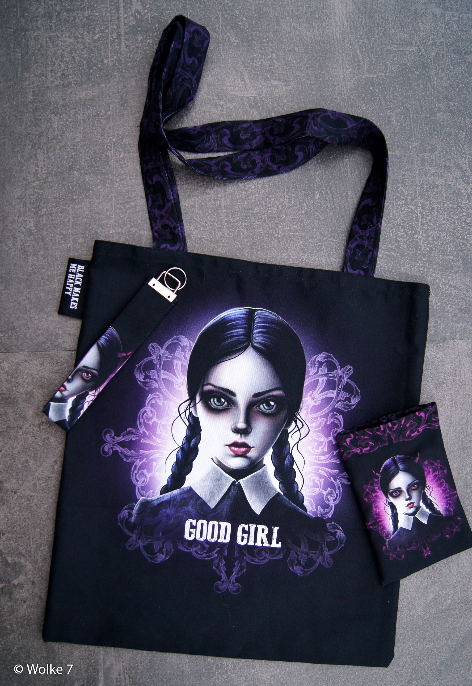 Taschenpanel - Good Girl, Bad Girl - Halloween Bag by Thorsten Berger