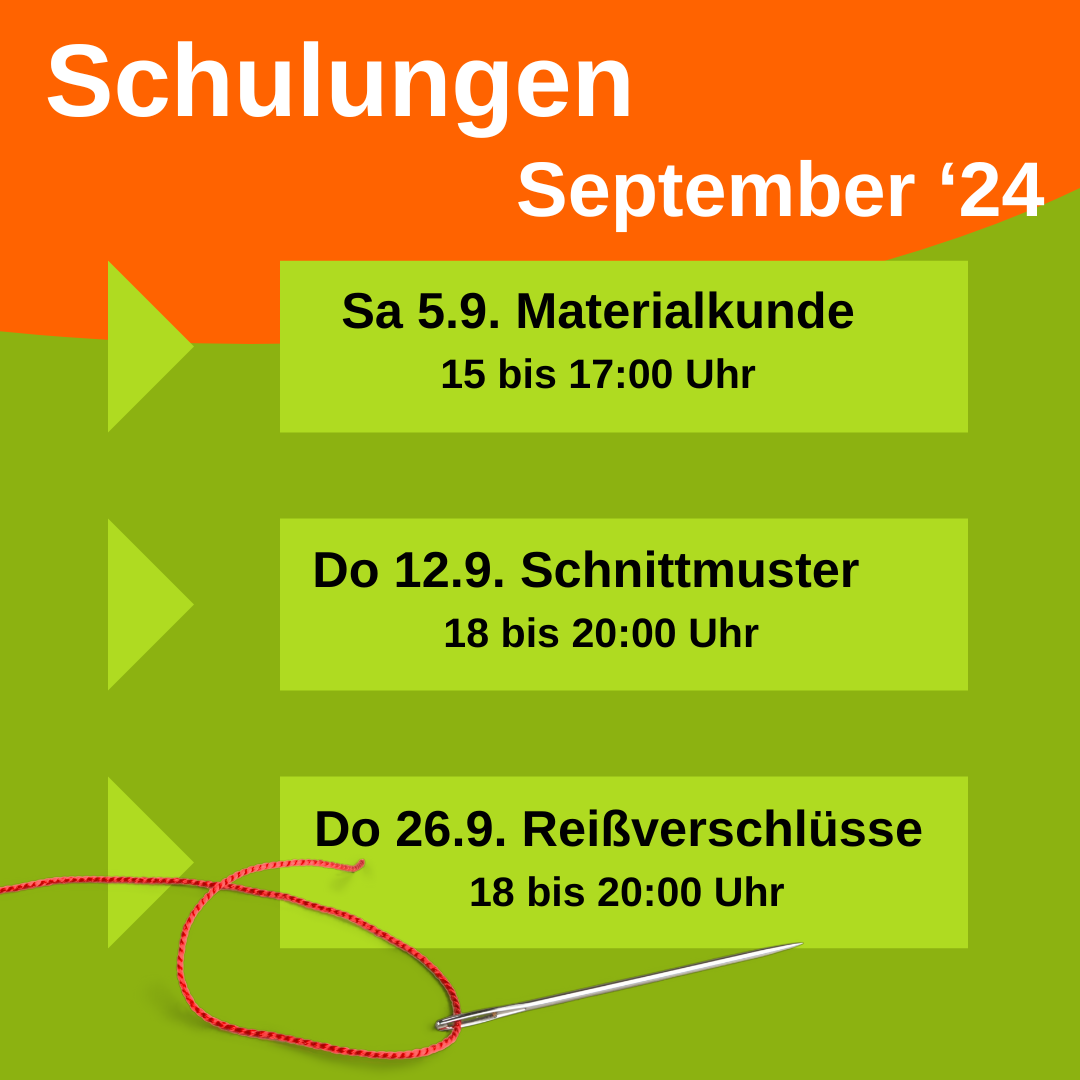 Neue Schulungen ab September